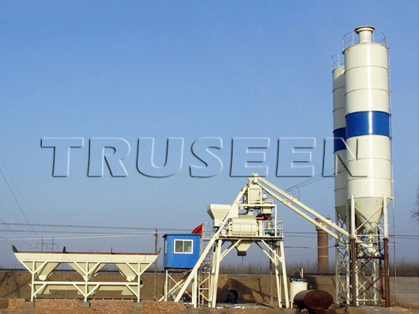 The information of HZS25 concrete mixing plant